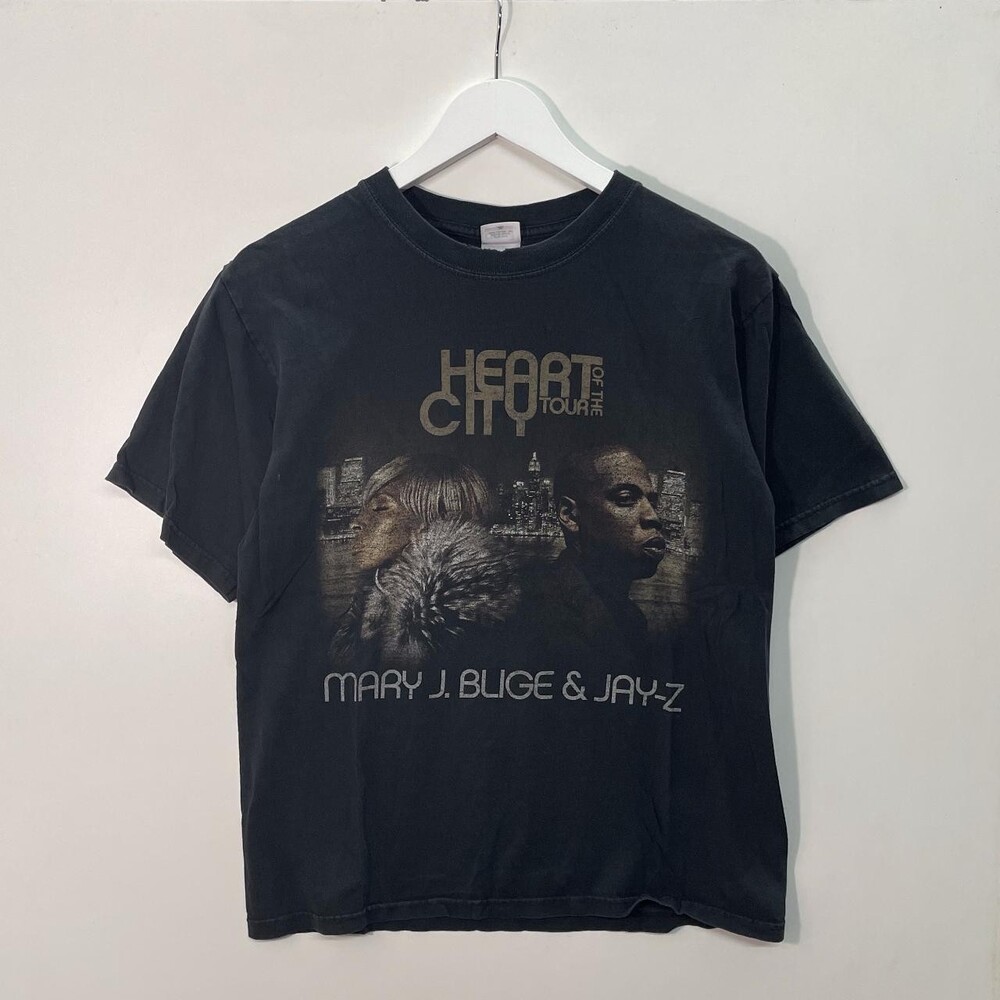 No Brand Men's Black and Grey T-shirt